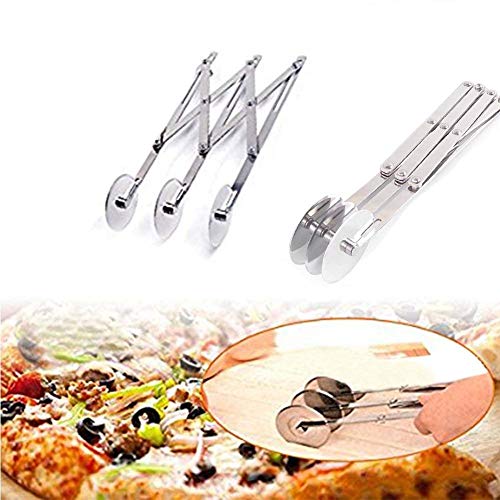 Expandable Pastry Cutter/Divider, 3 Wheel - Thumbnail 5
