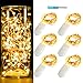 OakHaomie 6 Pack LED Starry String Lights 30 Micro Starry LEDs on 10ft Copper Wire,Fairy Lights Battery Powered by CR2032 Included,for DIY Wedding Centerpiece Table Decorations (Warm White)