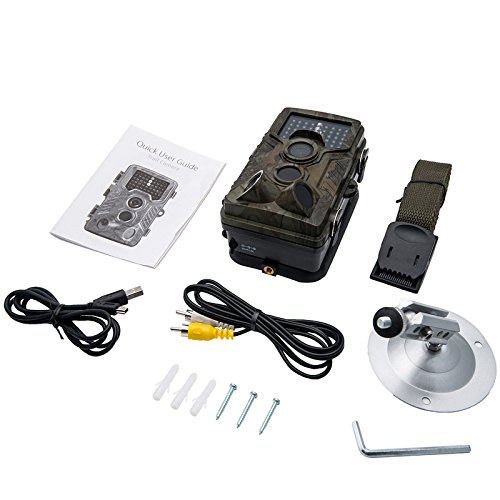 TOP-MAX 1080P 16MP Trail Camera,Digital Wildlife Hunting Game Camera -Waterproof Trail Cam with 120° PIR Sensor/No Glow Infrared Night Version/Motion Activated for Wildlife and Home Security - Thumbnail 7