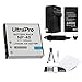 UltraPro NP-40 Rechargeable 1300mAh High-Capacity Replacement Battery with Rapid Travel Charger for Select Casio Digital Cameras Including EX-Z850 EX-Z1000 EX-Z1050 EX-Z1080 EX-Z1200
