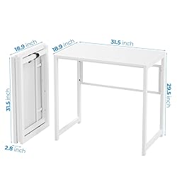 GreenForest Folding Desk for Small Spaces,31.5 in