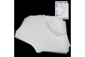 CATEPHE 100 Sheets Sketching Tracing Paper, Translucent Artists Trace Paper Pads, Vellum Paper Jackets Clear Carbon Drafting Paper for Trace Images, Pencil Sketching, Bag Shoe Fillers(A4 Size, 210X 297mm)…
