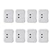 Famidoc Wireless TENS Unit Electrodes - FDEP105 (Newest Non-Irritating Design), 8 Pack Medical Grade Snap Electrode Pads with Premium Gel for FDES105 Series - 100% Satisfaction Guarantee