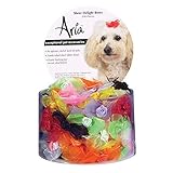 Aria Sheer Delight Bows for Dogs, 100-Piece Canisters