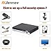Jennov 16 Channel D1/960H Surveillance Digital Video Recorder Network DVR System for CCTV Security Camera Mobilephone Remote View Motion Detection with Free HDMI Cable
