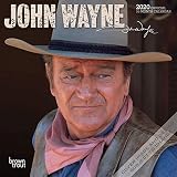 John Wayne 2020 7 x 7 Inch Monthly Mini Wall Calendar by Faces, USA American Actor Celebrity Country by