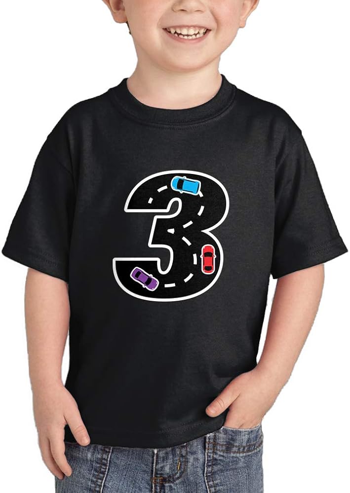 Haase Unlimited Racecar - Car Third Birthday Infant/Toddler Cotton Jersey T-Shirt