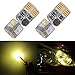 194 LED Bulb Canbus Error Free T10 168 194 2825 Yellow Bulbs for 12V Car Interior Dome Map wedge License Plate Lights(Pack of 2)