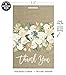 Rustic Wedding Thank You Cards (Set of 24) Premium All Occasion Assorted Bridal Shower Shabby Chic Mr. & Mrs. Burlap Note Card Variety Pack with Envelopes, Blank Inside Cute Excellent Value VTA0002B