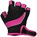 GearTOP Cycling Gloves - Half Finger Light Pad Protection For Riding Weightlifting Cycling And More - Women and Men Sporting Glove (Pink/Black, Medium)