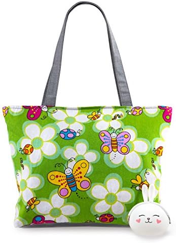 Toddler Overnight Bag - Tote Bag for Girls - Cute Kids Travel Carry On Bag by Pardao