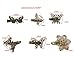 yueton?Pack of 6 Vintage Hairpin Butterfly Dragonfly Flower Shape Hair Clip Headwear Lady Hair Accessories