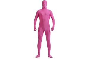 ATHX Men's and Women's Spandex Bodysuit Costume Stretchy Onesie Adult Halloween Cosplay Full Body Suit Zentai Suit Jumpsuit