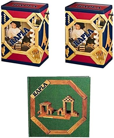 KAPLA Stones 2 x 200 with Book Green
