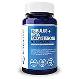 Sports Food Tribulus + Beta Ecdysterone - Natural Muscle Support and Testosterone Booster - 1000mg x 90 Capsules - Proven Lean Mass Boosters - 80% Protodioscin Bulgarian Extract