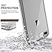 iPhone 7 Plus Case, ATGOIN Utmost Hybrid Crystal Flexible TPU Hybrid Protective Shock Absorbing Bumper Case with Clear Back Panel for iPhone 7 Plus 5.5 inch - 2016 (Grey)