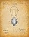 Lone Star Art Original Thomas Edison Patent Prints - Set of Four Photos (8x10) Unframed - Makes a Great Home or Office Decor and Gift Under $20 for Inventors