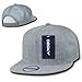 DECKY 5 Panel Flat Bill Trucker Cap Hats, Heather Grey