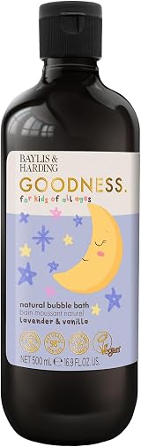 Baylis & Harding Kids Lavender Vanilla Bubble Bath 500ml 3 Pack Vegan view 2
