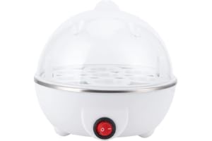 Electric Egg Boiler Household Cooker Steamer Poacher White Mini Electric Egg Maker Oven Cooker Steam Machine (US Plug 110V)