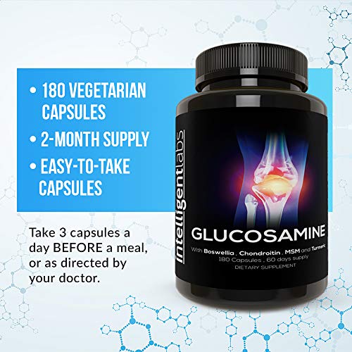 Triple Strength Glucosamine Sulfate Complex 1500mg, with Boswellia