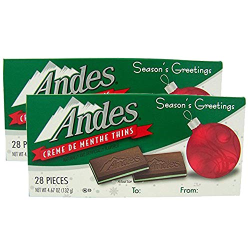 Holiday Gift Set | Travel Mug, Swiss Miss Marshmallow Hot Cocoa, Peppermint Candy Cane Spoons, Andes CrÃ¨me de Menthe Thin Mints & Pirouline Dark Chocolate Cream Wafers