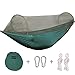 G4Free Portable & Foldable Camping Hammock Mosquito Net Hammock Tent Capacity 440 lbs Outdoor & Indoor Backyard Hiking Backpacking Tree Hammocks (110x50 inch)