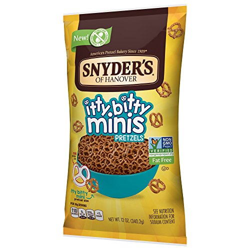 Snyder's of Hanover Itty Bitty Mini Pretzels, 12 Ounce Food, Beverages