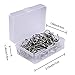 100 Pcs Stainless Steel 1 Inch S Hook Connectors KEY S-shaped Hangers Ornament Hooks for Jewelry, Key Ring, Key Chain, Pet Name Tag, Wood Circles, Chain Hardware,Fishing Lure,and Key Ring Assembly
