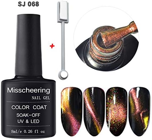 EAYLIS Polish 5D Nail Gel Magnet Magic Cat Eye Gel Nail Art UV LED Gel Magnet Slice Set