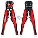Hi-Spec Automatic Wire and Cable Stripper, Crimper & Cutter. 3 in 1 Multifunction and Self-Adjusting Pliers Tool for All Home and Car Electrics Wiring