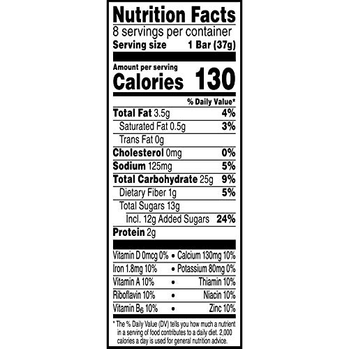 NUTRI-GRAIN BREAKFAST BARS, MADE WITH 10G WHOLE GRAINS, SNACK BARS, BLUEBERRY, 10.4OZ BOX (8 COUNT)