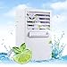 LUCKSTAR Desktop Air Conditioning Fan - Quiet Personal Mini Fan Air Cooler for Refrigeration & Humidification & Fresh Air (White)
