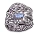 Wallaroo Hat Company Women’s Scrunchie Sun Hat – UPF 50+ Sun Protection, Packable and Adjustable Sizing for Medium Crown Sizes – Sun-Smart Hat for Travel, Poolside, Everyday (Grey/White Dots)