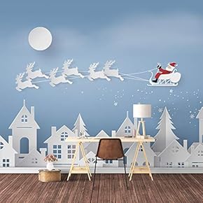 Wall Mural Snow World Removable Wallpaper Wall Sticker for Bedroom Living Room - 66x96 inches