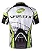 Cycling Jersey for Men Biker Short Sleeve Road Bicycle Shirt Polo Slim Fit Ride Tshirt US XXL Green White