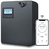 Zinyeme Smart Scent Air Machine with Professional Cold-Air Diffusion Technology for Home, Waterless Essential Oil Diffuser 300ml, HVAC Oils Large Room, Business, Office, Spa Room (Black)