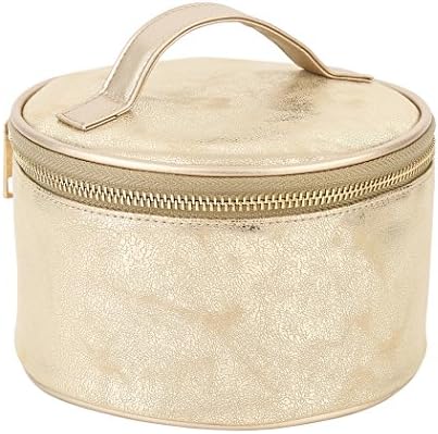 Mootime Women Cosmetic Makeup Travel Toiletry Storage Bag Pouch Organizer Case Golden