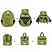 25L TIBAG Water Resistant Lightweight Packable Folding Foldable Daypack Backpack (ARMY GREEN)