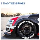 Car Tire Stickers Tyre Lettering Stickers Car Universal 3D Tire Decals Wheel Stickers Kits Car Tire Personalized Styling Wheel Label Personalized