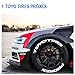Car Tire Stickers Tyre Lettering Stickers Car Universal 3D Tire Decals Wheel Stickers Kits Car Tire Personalized Styling Wheel Label Personalized