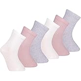 Petit Minou Bella Baby & Toddler Seamless-Toe Turkish Cotton Crew Socks (6-Pack)
