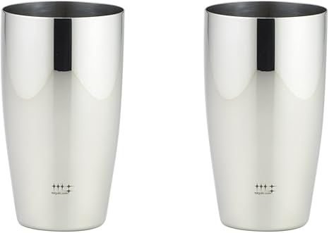 Amazon Co Jp ヨシカワ Yoshikawa タンブラー ステンレス シルバー 400ml 2pcs 磨き屋シンジケート Yj1107 ホーム キッチン