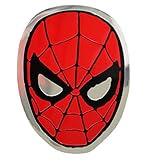 C&D Visionary Marvel Comics Retro Spider Man Mask Metal Sticker, 12cm