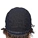 WIGER Afro Kinky Curly Wig Human Hair for Black Women Short Medium Brown Afro Wigs Curly Human Hair Wig for African American 6.5 Inch