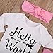 Emmababy Newborn Unisex Baby Long Sleeve Romper Camouflage Pants Outfit with Hat Sets (0-6Months, Pink)