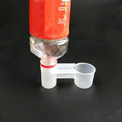 Abicial Plastic Pet Bird Drinker Feeder Water Bottle Cup For