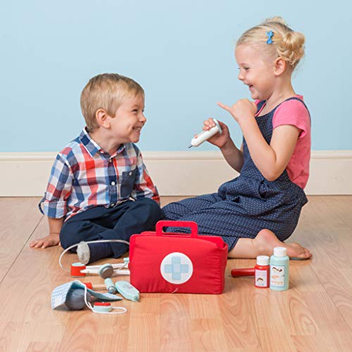 Le Toy Van Honeybake Collection Doctor's Set Premium Wooden Toys for Kids Ages 3 years & Up