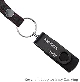 ENUODA 16GB USB 2.0 Memory Stick 3 Pack Swivel Design Black Silver Red view 6