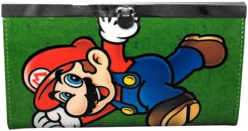 Nintendo Mario Juniors Green Flip Lock Wallet
